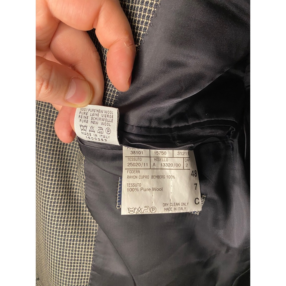Canali Blazer Sport Coat Wool Made in Italy Jacket Size 38R - Picture 5 of 8